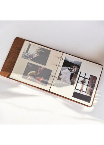 Весільний фотоальбом з дерева Sweet Memories на 100 фото - подарунок на річницю, весільний подарунок друзям, близьким No Brand (370386883)