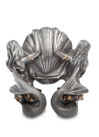 Статуэтка Русалки с ракушкой 13 см 1901893 полистоун Veronese (302239198)