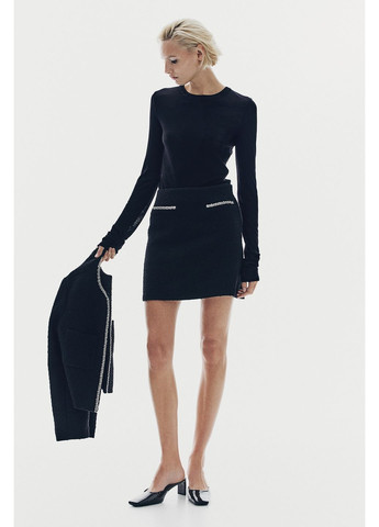 Черная юбка H&M