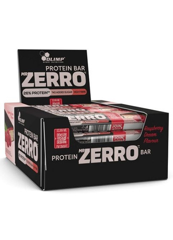 Olimp Nutrition Mr Zerro Protein Bar 25 х 50 g Raspberry Olimp Sport Nutrition (293941659)