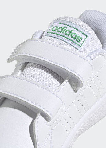 Белые всесезонные кроссовки advantage lifestyle court adidas