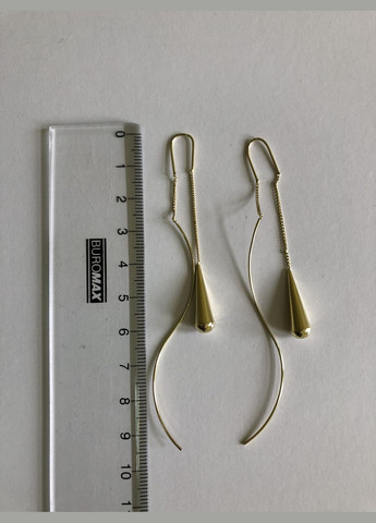 Серьги-протяжки Золотой (12-138) No Brand (314931263)