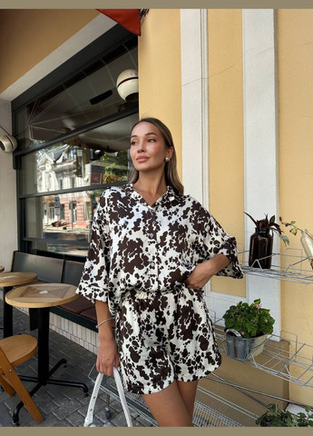 Стильный женский костюм-двойка No Brand (329425638)