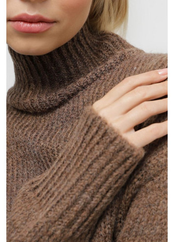 Коричневий зимовий светр sw933 Sewel