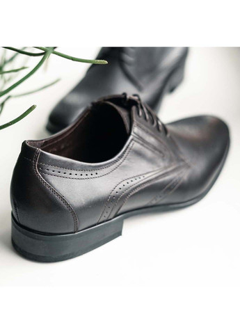 Коричневые кэжуал туфли броги Ikos на шнурках