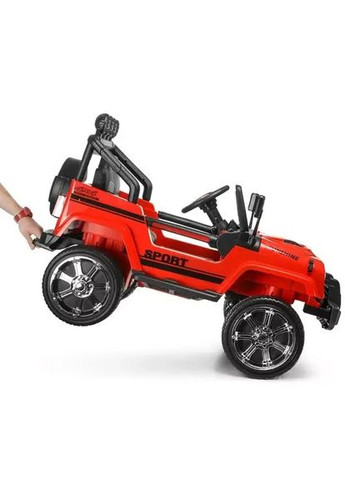 Дитячий електромобіль Джип Racer M 3237EBLR-3 з пультом керування. Червоний Bambi (292553602)