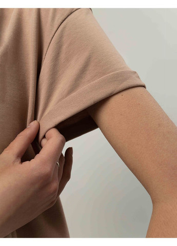 Женская футболка коттон c подшитым рукавом (001140PBELS) Casual Trend №114Р - (358935158)