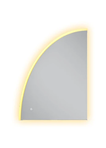 Зеркало с LED Touch, Anti-fog, диммером (3-6,5kK) (MP6634) Mixxus TOPPER MS02-75x100 (386161171)