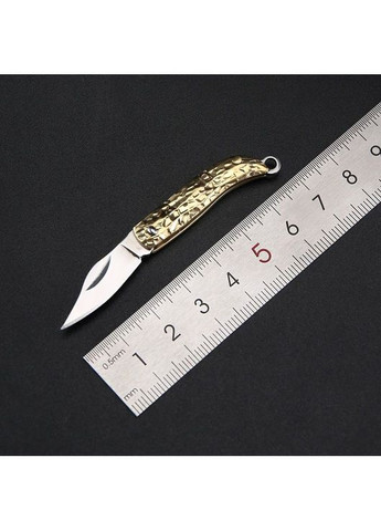 Брелок - многофункциональный сложный туристический мини-нож брелок “Золотой молот” No Brand (367038421)