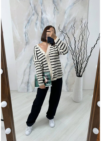 Стильний в'язаний кардиган "Осіннє тепло" (Розмірна сітка в описі) GD/GL Модний простір (360475918)