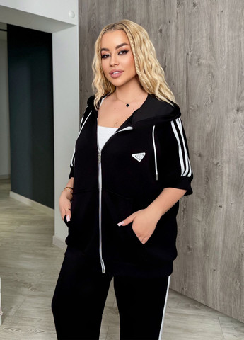 Спортивний костюм жіночий з лампасами (кофта + штани) No Brand (336963963)