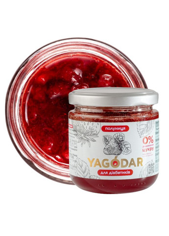 7 Новых вкусных джемов без сахара Ягодар, 1,5 кг YAGODAR (309003933)