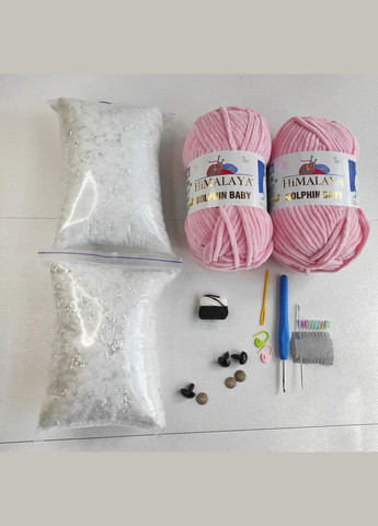 Набор для вязания мишки (розовый, 35 см) Hand Made (302317145)