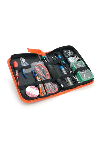 Набор инструментов для пайки HandSkit, 15 предметов + мультиметр Voltronic (360396050)