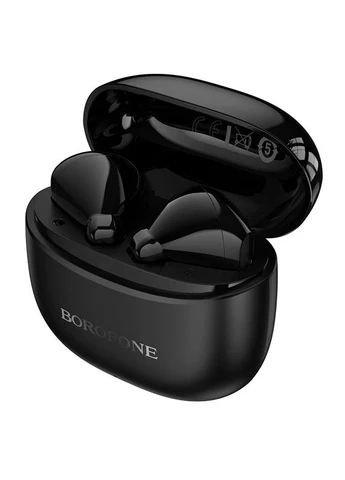 Беспроводные наушники TWS Bluetooth 5.4 ABS-пластик 47,5x45,5x24,3 мм черные No Brand BW88 (401167328)
