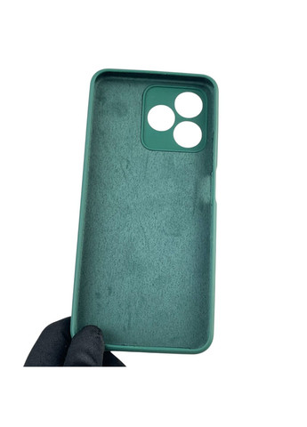 Чохол для Note 50 силіконовий з мікрофіброю нековзний на реалмі нот 50 зелений Realme (366388421)