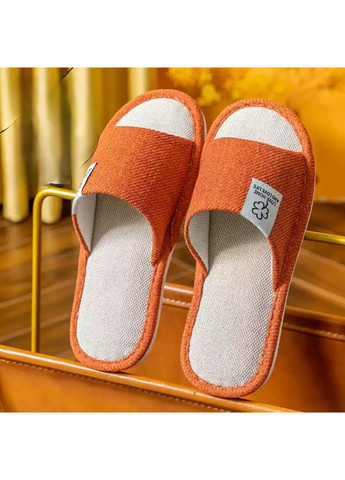 Жіночі лляні капці з відкритим носком No Brand (314465134)