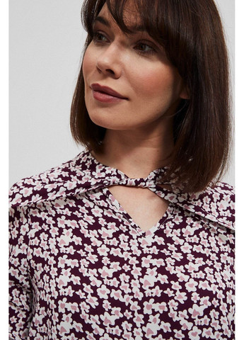 Бордовая блузка женская Moodo