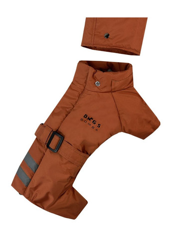 Зимний комбинезон с поясом оранж, №2 Dogs Bomba (335841350)