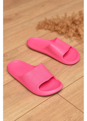 Розовые шлепанцы пена женские розового цвета Let's Shop