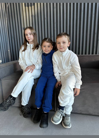 Белый зимний детский термо костюм на осень/зиму Adelante