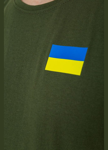 Хакі (оливкова) футболка чоловіча патріотична,, 226r040 Ager