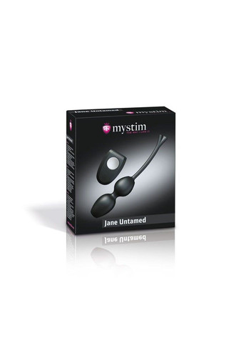Вагинальные шарики для миостимуляции Jane Untamed Vibe с вибрацией и пультом ДУ Mystim (333332906)