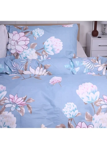 Комплект постільної білизни Ranforce Elite 17-0434 -2 Azure flower Дитячий Mirson (399171737)