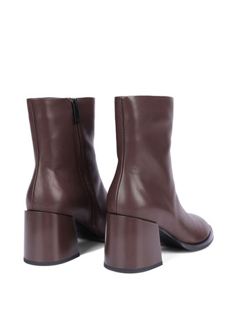 Осенние женские ботинки 23099t-14-01 коричневый кожа MIRATON