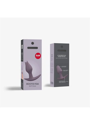 Анальная пробка BOOTIE FEM Dark Taupe Fun Factory (373287199)