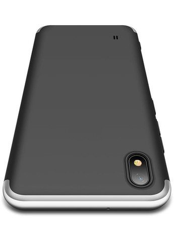 Чехол-накладка 3 in 1 Hard PC Case Samsung Galaxy A10 Silver/Black GKK (301781435)