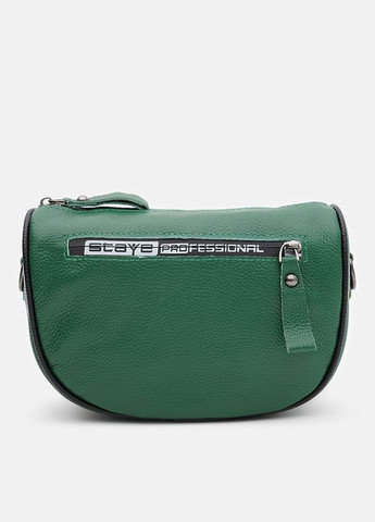 Сумка женская кожаная через плечо K18569gr-green Borsa Leather (302008517)