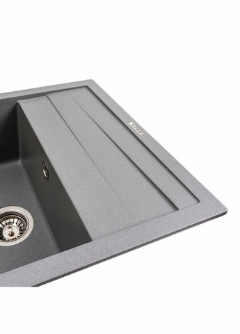Кухонна мийка гранітна матова 7050 CASCADA мусон Platinum (336938496)
