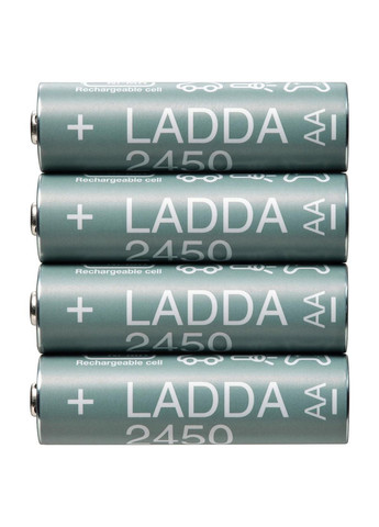 Аккумуляторная батарея ИКЕА LADDA 2450 мАч HR06AA 1,2 В (50504692) IKEA (284117817)