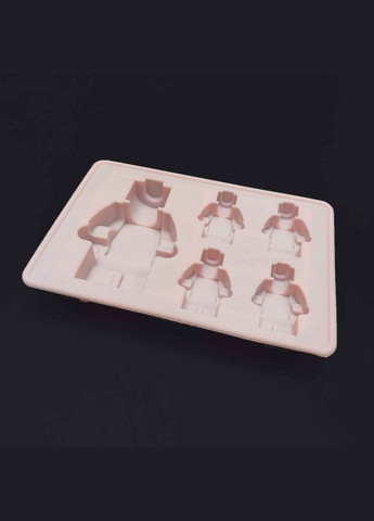 Силиконовая форма "Человека" розовая 16,5 x 11,5 см 001 SNS (323483352)