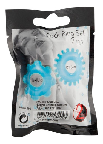 Эрекционные кольца – Cock Ring Set, 2 шт. Orion (335862853)
