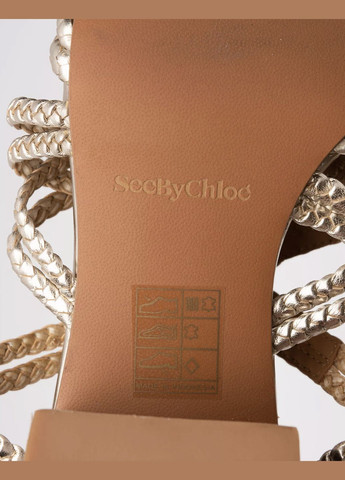 Праздничные, Коктейльные, Классические, Пляжные, Повседневные, Кэжуал, Джинсовые, Вечерние стильные сандали see by Chloe без застежки