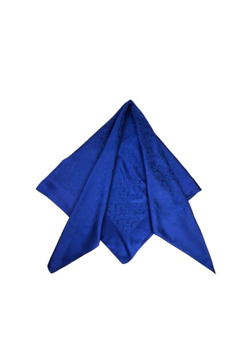 Хустка жіноча з принтом однотонна віскоза синя ТЕРЕСА LuckyLOOK 473-003 (324741737)