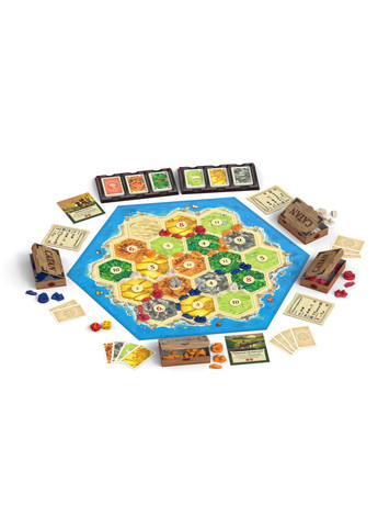 Настільна гра CATAN. Настільна гра (Settlers of Catan) ROZUM (371877644)