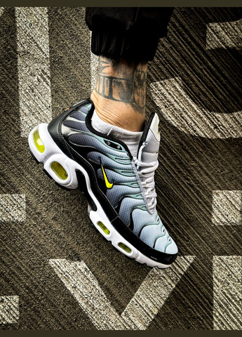 Синие демисезонные кроссовки мужские nike air max tn plus 'bright cactus' | найк аир макс тн плюс синие No Brand