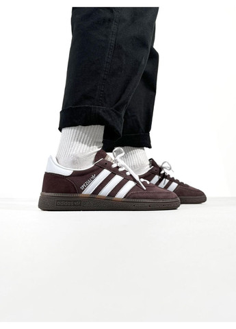 КРОССОВКИ ЖЕНСКИЕ ADIDAS SPEZIAL BROWN WHITE АДИДАС СПЕЦИАЛ No Brand белые демисезоны (367175443)