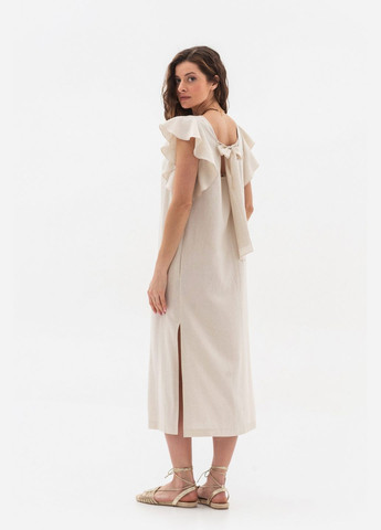 Бежева ділова сукня Lesia однотонна
