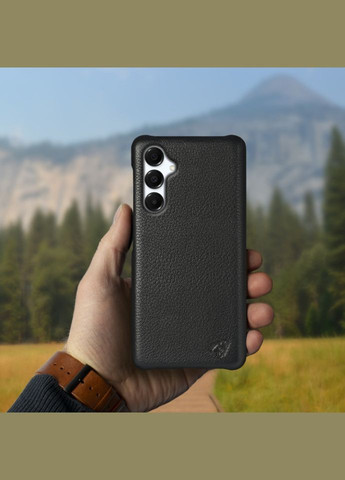 Шкіряна накладка Cover для Samsung Galaxy A16 5G Чорний (78275) Stenk (316651230)