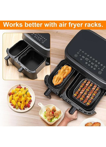 Силиконовые формы для двойного аэрогриля Philips Airfryer / NA350 2 шт X-Series Oyster Grey Ninja (364316095)