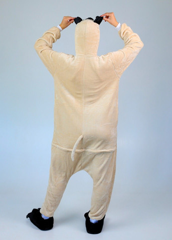 Кігурумі піжама Мопс жіноча бежевий плюшеве Lalapka (363039737)