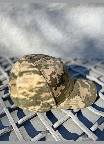 Кепка піксель Фліс ЗСУ Зима, Тепла Бейсболка піксель з тризубцем, Зимова кепка піксель Кашкет Get’Man (298937284)