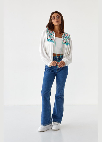 Женская блуза-накидка с вышивкой Liton (282475957)