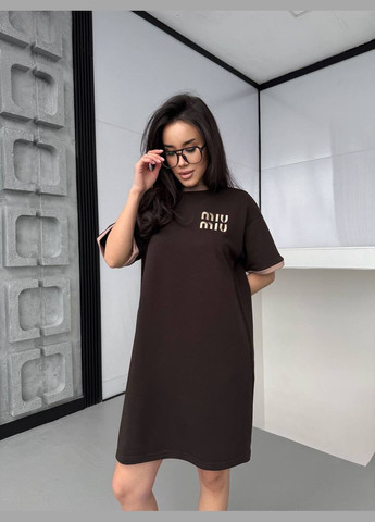 Чорна сукня-футболка No Brand