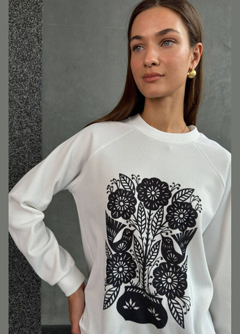 Молочний світшот Nenka орнамент (305846259)