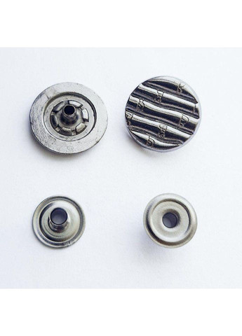 Кнопка Таблетка – 17мм Блэк никель 720шт. Нержавейка (108917) Plus-plus (352752362)